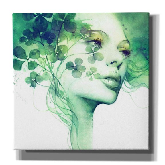 Epic Graffiti 'Serendipity' by Anna Dittman, Giclee Canvas Wall Art, 37"x37"