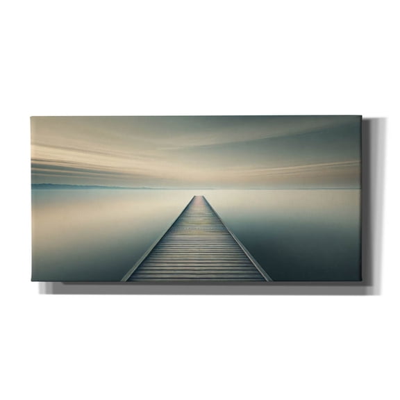 Epic Graffiti 'Serene Pier' by Rey Klimt Canvas Wall Art, 40" x 20"