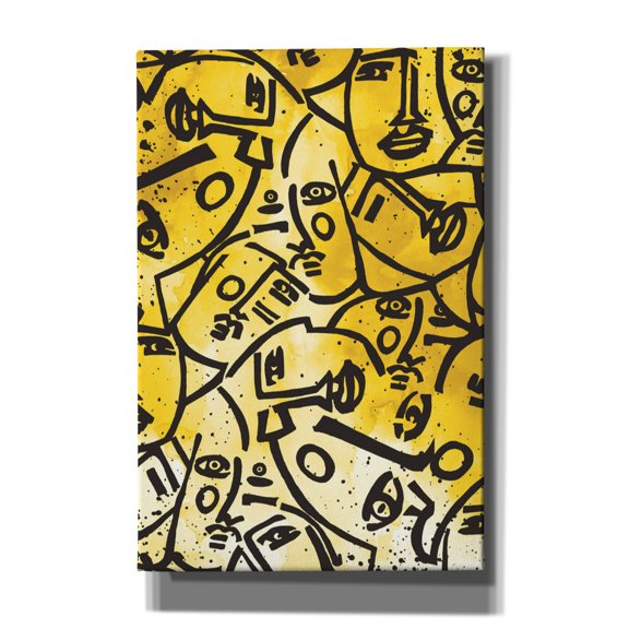 Epic Graffiti 'Serving Face' by Mercedes Lopez Charro Canvas Wall Art, 12" x 18"