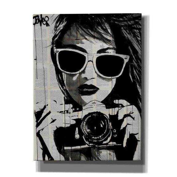 Epic Graffiti 'Shoot' by Loui Jover, Canvas Wall Art, 40"x60'