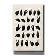 thumbnail image 1 of Epic Graffiti 'Sign Language I' by Emma Scarvey, Canvas Wall Art, 12"x18", 1 of 2