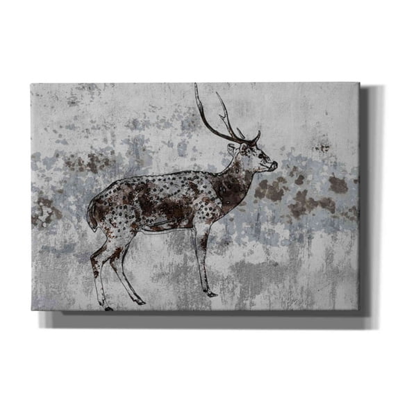 Epic Graffiti 'Sika Deer 1' by Irena Orlov, Canvas Wall Art, 26"x18"