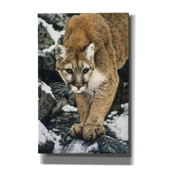 Epic Graffiti 'Silent Approach' by Jan Henderson, Giclee Canvas Wall Art, 26"x40"
