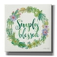 thumbnail image 1 of Epic Graffiti 'Simply Blessed Succulent Wreath' by Cindy Jacobs, Canvas Wall Art, 18"x18", 1 of 2