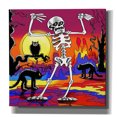 thumbnail image 1 of Epic Graffiti 'Skeleton Dance' by Howie Green, Canvas Wall Art, 37"x37", 1 of 8