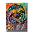 thumbnail image 1 of Epic Graffiti 'Sloth Smile' by Dean Russo, Canvas Wall Art, 26"x34", 1 of 8