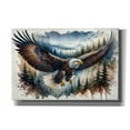 thumbnail image 1 of Epic Graffiti 'Soaring Bald Eagle 2' by Rey Klimt Canvas Wall Art, 60" x 40", 1 of 8