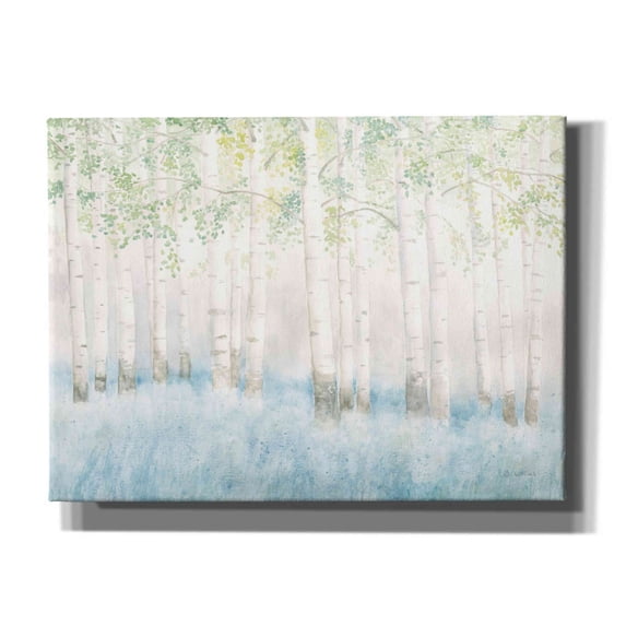 Epic Graffiti 'Soft Birches' by James Wiens, Canvas Wall Art, 54"x40"