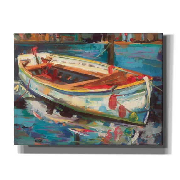 Epic Graffiti "Solo Boat" by Jeanette Vertentes, Canvas Wall Art, 16"x12"