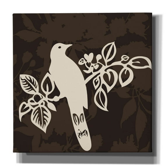 Epic Graffiti ' Song Bird 2' by Incado, Canvas Wall Art, 18"x18"