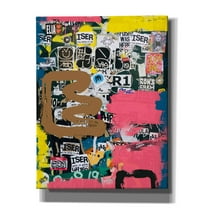 Epic Graffiti 'Sort of thought' by Irena Orlov, Canvas Wall Art, 26"x34"
