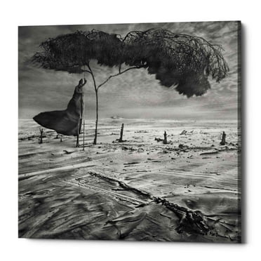 Epic Graffiti  "Sower" by Dariusz Klimczak, Giclee Canvas Wall Art, 12"x12" 18" x 18"