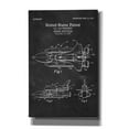 thumbnail image 1 of Epic Graffiti 'Space Shuttle Blueprint Patent Chalkboard' Canvas Wall Art, 26"x40", 1 of 3