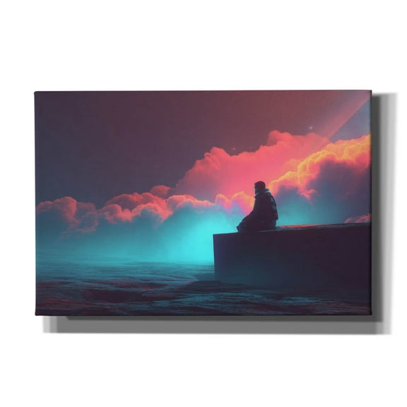 Epic Graffiti 'Space Wanderer' by Ann Klee Canvas Wall Art, 60" x 40"