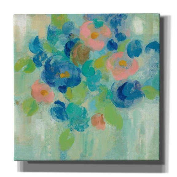 Epic Graffiti 'Spring Aroma III' by Silvia Vassileva, Canvas Wall Art, 12"x12"