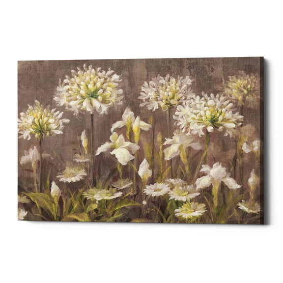 Epic Graffiti 'Spring Blossoms Neutral' by Danhui Nai, Canvas Wall Art, 34"x26"