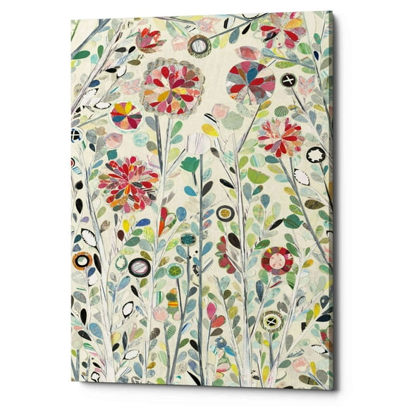 Epic Graffiti 'Spring Blossoms' by Candra Boggs, Canvas Wall Art, 40"x60"