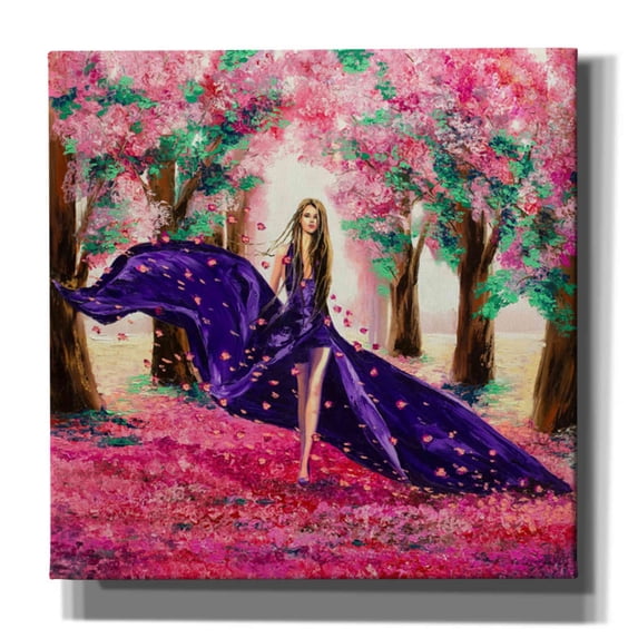 Epic Graffiti 'Spring' Canvas Wall Art, 18"x18"