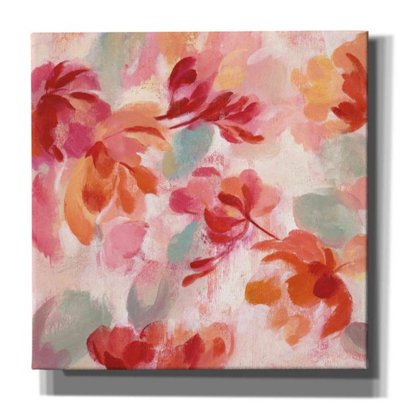 Epic Graffiti 'Spring Galore II' by Silvia Vassileva, Canvas Wall Art, 26"x26"