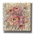 thumbnail image 1 of Epic Graffiti 'Spring Lace Floral II' by Silvia Vassileva, Canvas Wall Art, 26"x26", 1 of 2