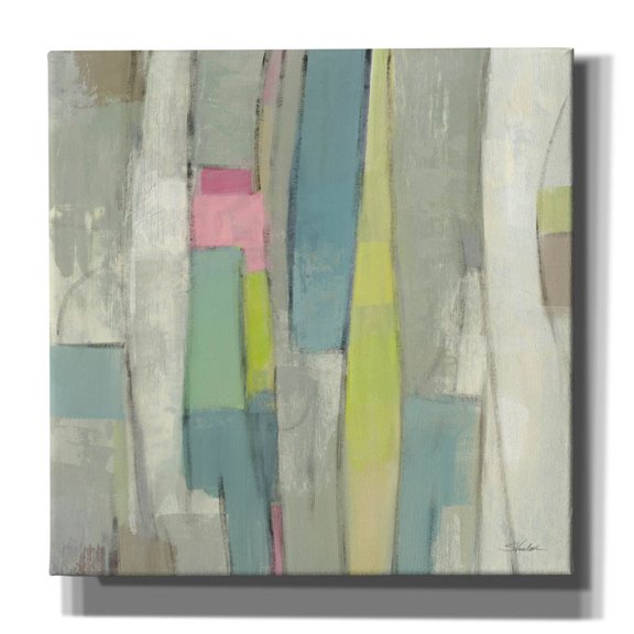 Epic Graffiti 'Spring Stream'  by Silvia Vassileva Canvas Wall Art, 12" x 12"