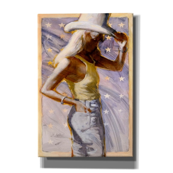 Epic Graffiti 'Star Field' by J. E. Knauf, Canvas Wall Art, 12"x18"