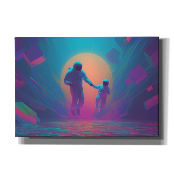 Epic Graffiti 'Stellar Legacy' by Ann Klee Canvas Wall Art, 26" x 18"