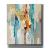 Epic Graffiti 'Steps on Sand I' by Silvia Vassileva, Canvas Wall Art, 26"x30"