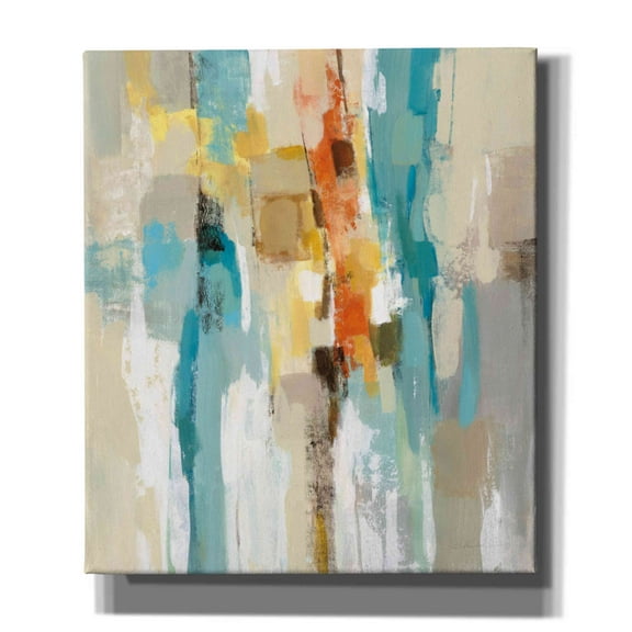 Epic Graffiti 'Steps on Sand I' by Silvia Vassileva, Canvas Wall Art, 26"x30"