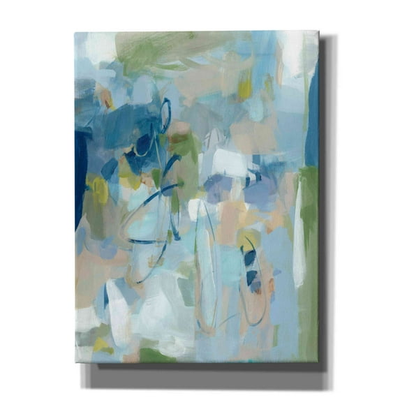 Epic Graffiti 'Stillness' by Christina Long, Canvas Wall Art, 40"x54"