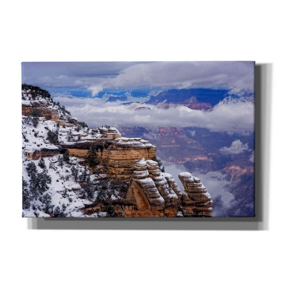 Epic Graffiti 'Storm Clouds Mather Point' by Mike Jones, Giclee Canvas Wall Art, 18"x12"