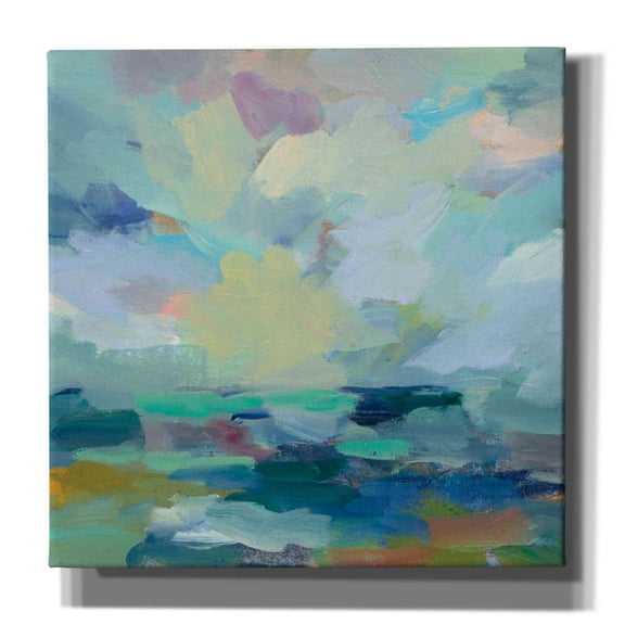 Epic Graffiti 'Storm II' by Silvia Vassileva, Canvas Wall Art, 18"x18"
