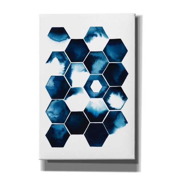 Epic Graffiti 'Stormy Geometry I' by Grace Popp Canvas Wall Art, 26"x34"