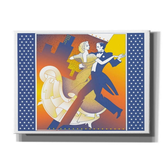 Epic Graffiti 'Straussball' by David Chestnutt, Giclee Canvas Wall Art, 16"x12"