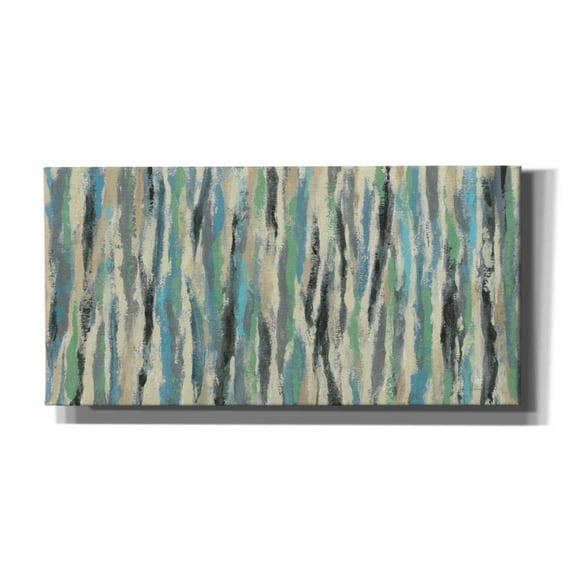 Epic Graffiti 'Stream' by Silvia Vassileva, Canvas Wall Art, 60"x30"