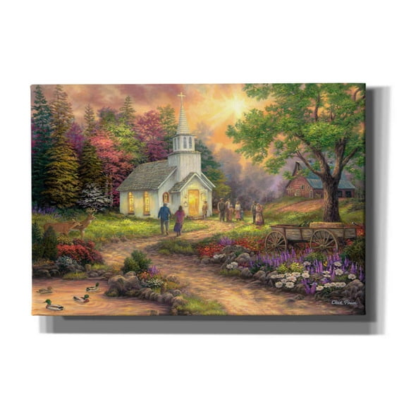 Epic Graffiti 'Strength Along the Journey' by Chuck Pinson, Canvas Wall Art, 26"x18"