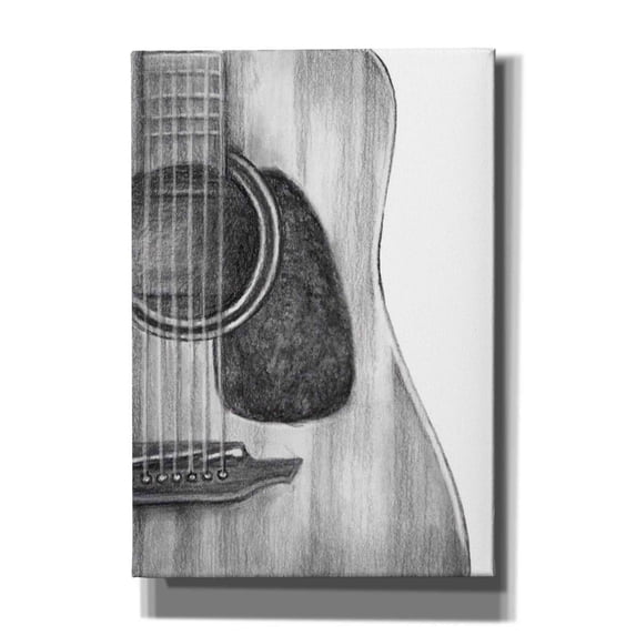 Epic Graffiti 'Stringed Instrument Study III' by Ethan Harper Canvas Wall Art, 18"x26"