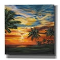 thumbnail image 1 of Epic Graffiti 'Stunning Tropical Sunset II' by Carolee Vitaletti Canvas Wall Art, 18"x18", 1 of 3