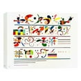 thumbnail image 1 of Epic Graffiti  "Succession" by Wassily Kandinsky Giclee Canvas Wall Art - White 12" x 16", 1 of 5