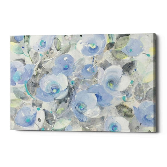 Epic Graffiti 'Sugar Flowers I' by Albena Hristova, Canvas Wall Art, 26"x18"