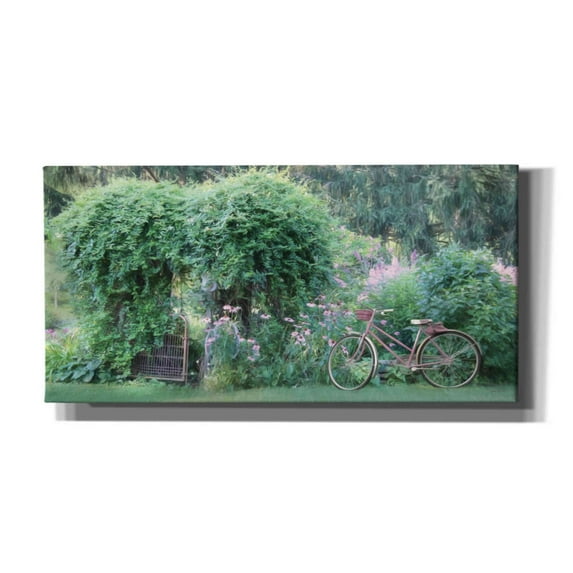Epic Graffiti 'Summer Greens' by Lori Deiter, Canvas Wall Art, 60"x30"