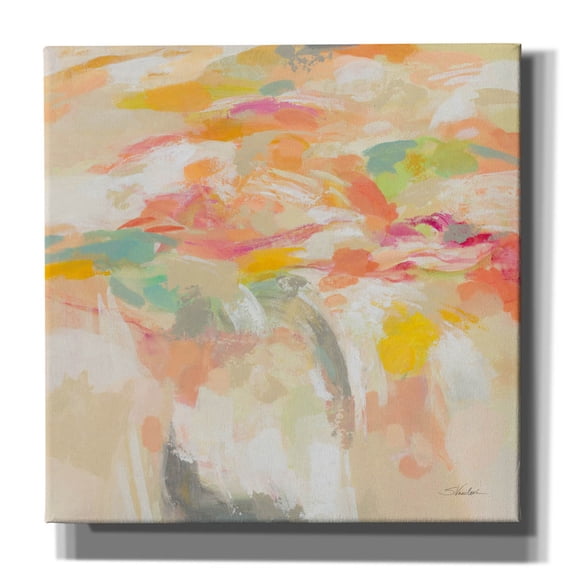 Epic Graffiti 'Summer Solstice' by Silvia Vassileva Canvas Wall Art, 26" x 26"