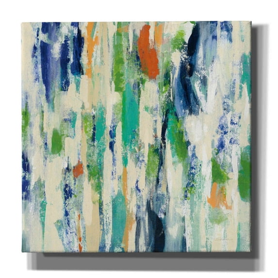 Epic Graffiti 'Sun Rays' by Silvia Vassileva, Canvas Wall Art, 12"x12"