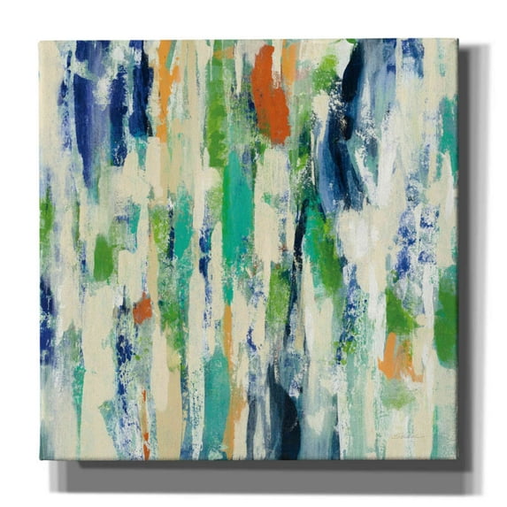 Epic Graffiti 'Sun Rays' by Silvia Vassileva, Canvas Wall Art, 26"x26"