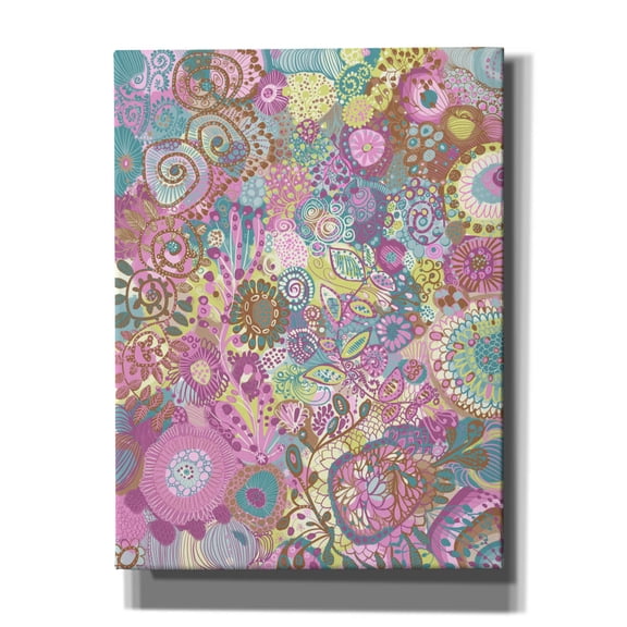 Epic Graffiti 'Sunflowers2v2 by Noemi Ibarz, Canvas Wall Art, 12" x 16"