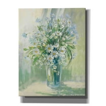 Epic Graffiti 'Sunlit Daisies' by Carol Rowan, Giclee Canvas Wall Art, 26"x34"