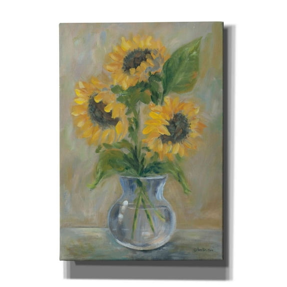 Epic Graffiti 'Sunny Bouquet' by Pam Britton, Canvas Wall Art, 18"x26"