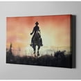 thumbnail image 1 of Epic Graffiti  "Sunrise Rider" by Oscar Alvarez Pardo, Giclee Canvas Wall Art 18"x26", 1 of 2