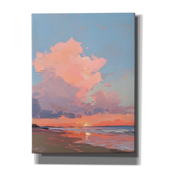 Epic Graffiti 'Sunset In Pink' by Svetlana Aleynikova Canvas Wall Art, 40" x 54"