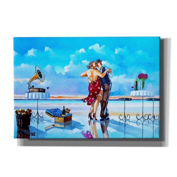 Epic Graffiti 'Sunset Lambada' by Ronald West Canvas Wall Art, 26" x 18"